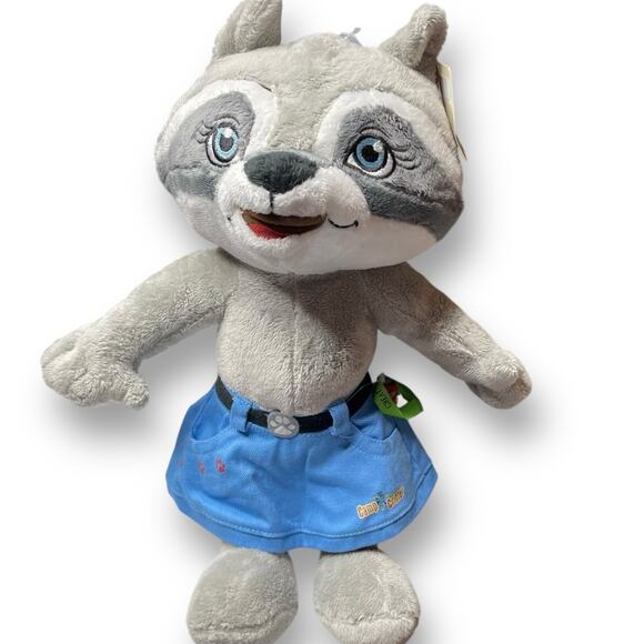Great Wolf Lodge Plush Raccoon Rachel Camp Critter Stuffed Nursery Fiesta 16” - Picture 3 of 14